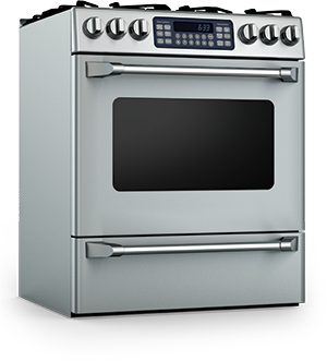 Get a $100 rebate on a new natural gas range